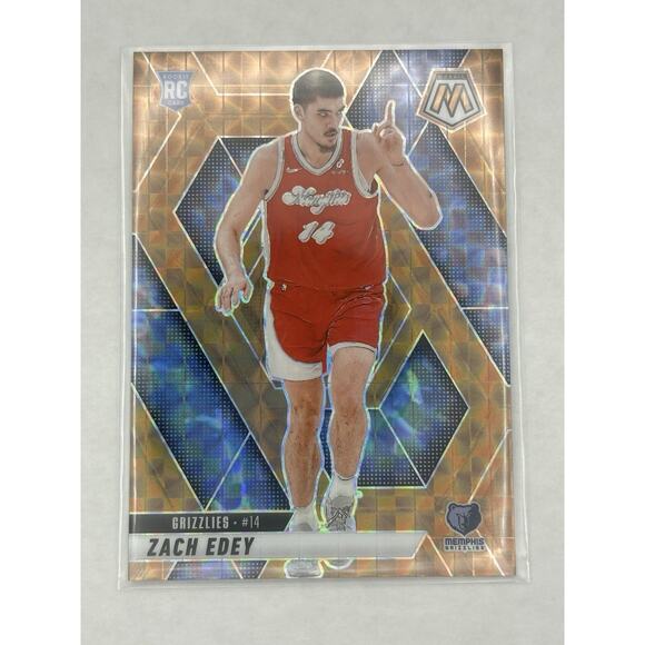 ZACH EDEY 2024-25 MOSAIC BASKETBALL ROOKIE BRONZE PRIZM RC /75 Q1568 - Picture 1 of 2